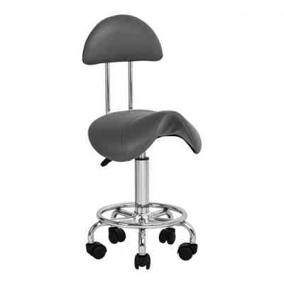  Professional manicure & aesthetics stool Gray - 0140918