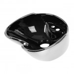 Professional bath tub in black/silver color - 0141011 ФРИЗЬОРСКИ ИЗМИВНИ КОЛОНИ