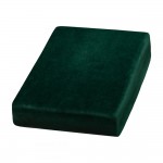 Velvet blanket aesthetic cover 70x190cm Dark Green - 0142981 SINGLE USE PRODUCTS
