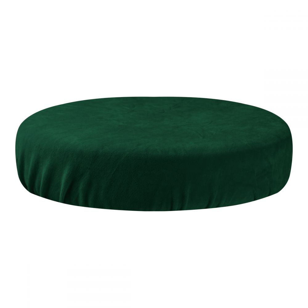 Stool seat cover velvet dark green - 0142982 SINGLE USE PRODUCTS