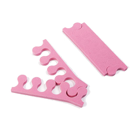 Pedicure finger separators Pink 200pcs - 1082065 SINGLE USE PRODUCTS