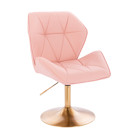 Vanity Chair Gold Pink Color - 5400176 AESTHETIC STOOLS