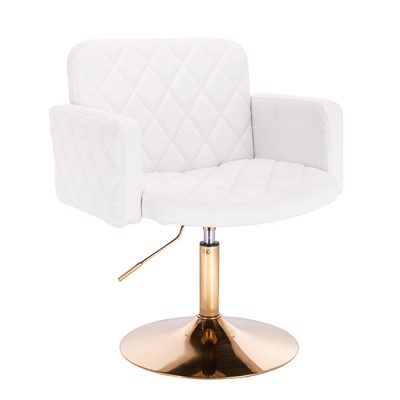 Geometric Chair Base Gold White Color - 5400208