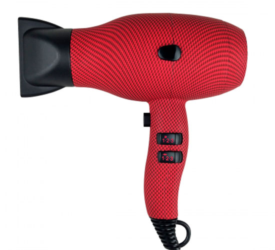 AlbiPro Professional hair dryer Ultra compact Red 3650R 2000 Watt - 9600025 