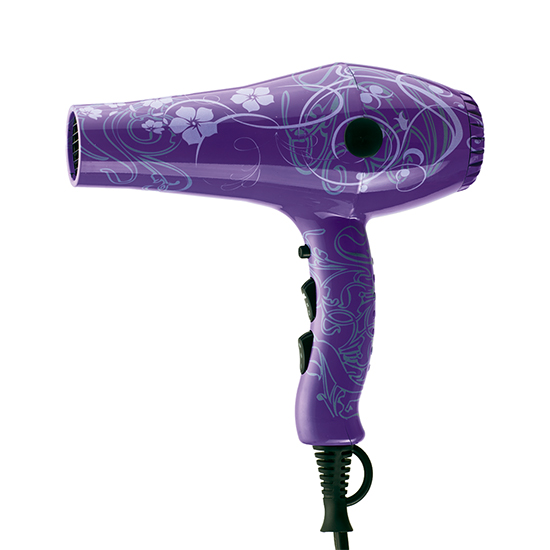 AlbiPro Professional hair dryer Purple Flowers 2000 Watt 3330 - 9600035 HAIR ELECTRICALS