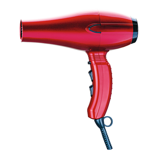 AlbiPro Professional hair dryer Ionic metalized red 2000 Watt 3500R - 9600072 HAIR ELECTRICALS
