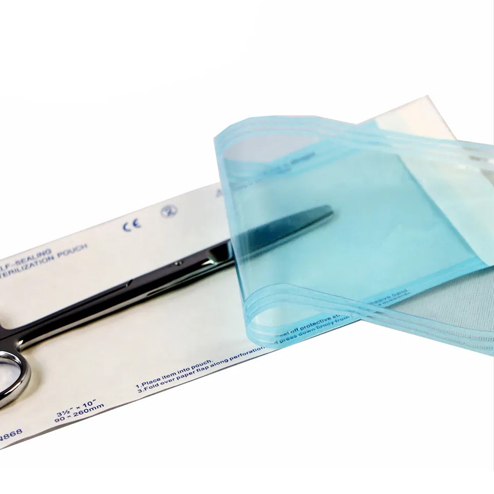 Professional sterilization bags 90x260мм 200pcs -6010104 DISINFECTANTS FOR TOOLS & SURFACES