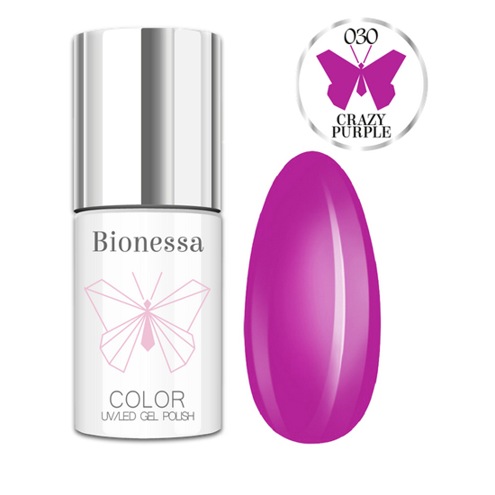 Bionessa semi-permanent varnish crazy purple 030 6ml - 5200030 BIONESSA