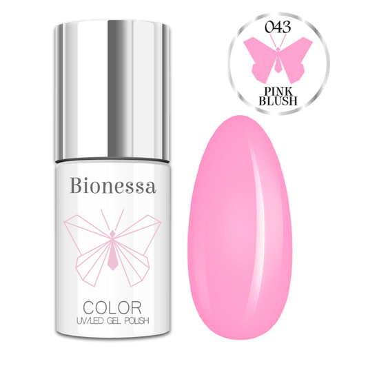 Bionessa semi-permanent varnish pink blush 043 6ml - 5200043 BIONESSA