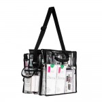 Beauty bag with shoulder strap Clear Black-5866173 MAKE UP - MANICURE - HAIRDRESSING CASES