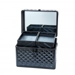  Metal beauty case with mirror Black-5866150 MAKE UP - MANICURE - HAIRDRESSING CASES
