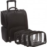 Rolling Beauty case with extra organizer bags 4 wheels - 5866106 MAKE UP - MANICURE - HAIRDRESSING CASES