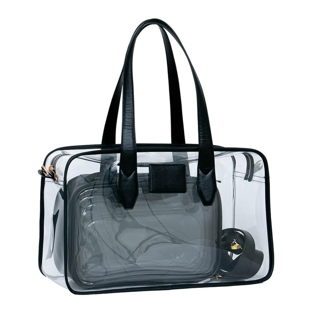 Beauty bag with shoulder strap Clear-5866175 MAKE UP - MANICURE - HAIRDRESSING CASES
