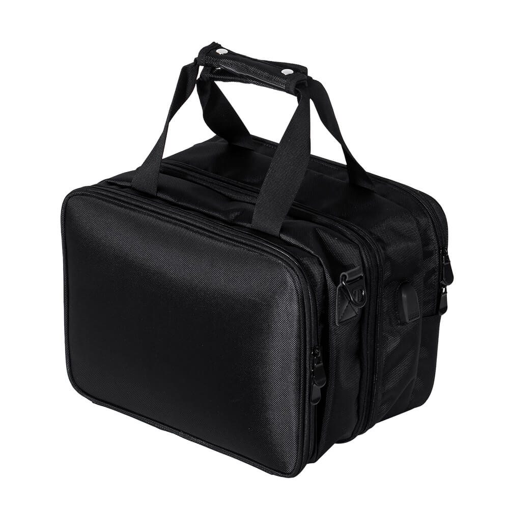 Beauty bag with shoulder strap Black-5866177 MAKE UP - MANICURE - HAIRDRESSING CASES