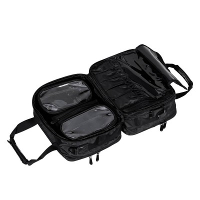 Beauty bag with shoulder strap Black-5866177