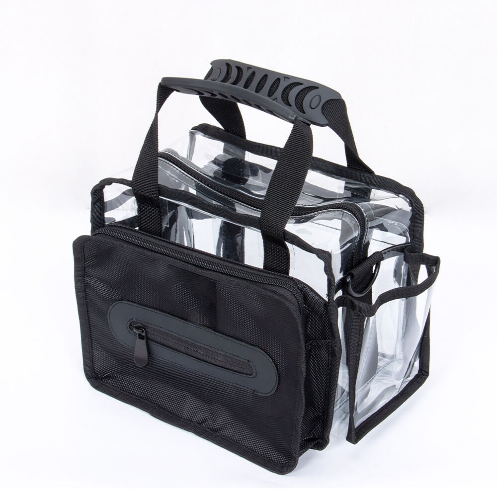 Beauty Bag with Shoulder Strap Clear Black -5866185 MAKE UP - MANICURE - HAIRDRESSING CASES