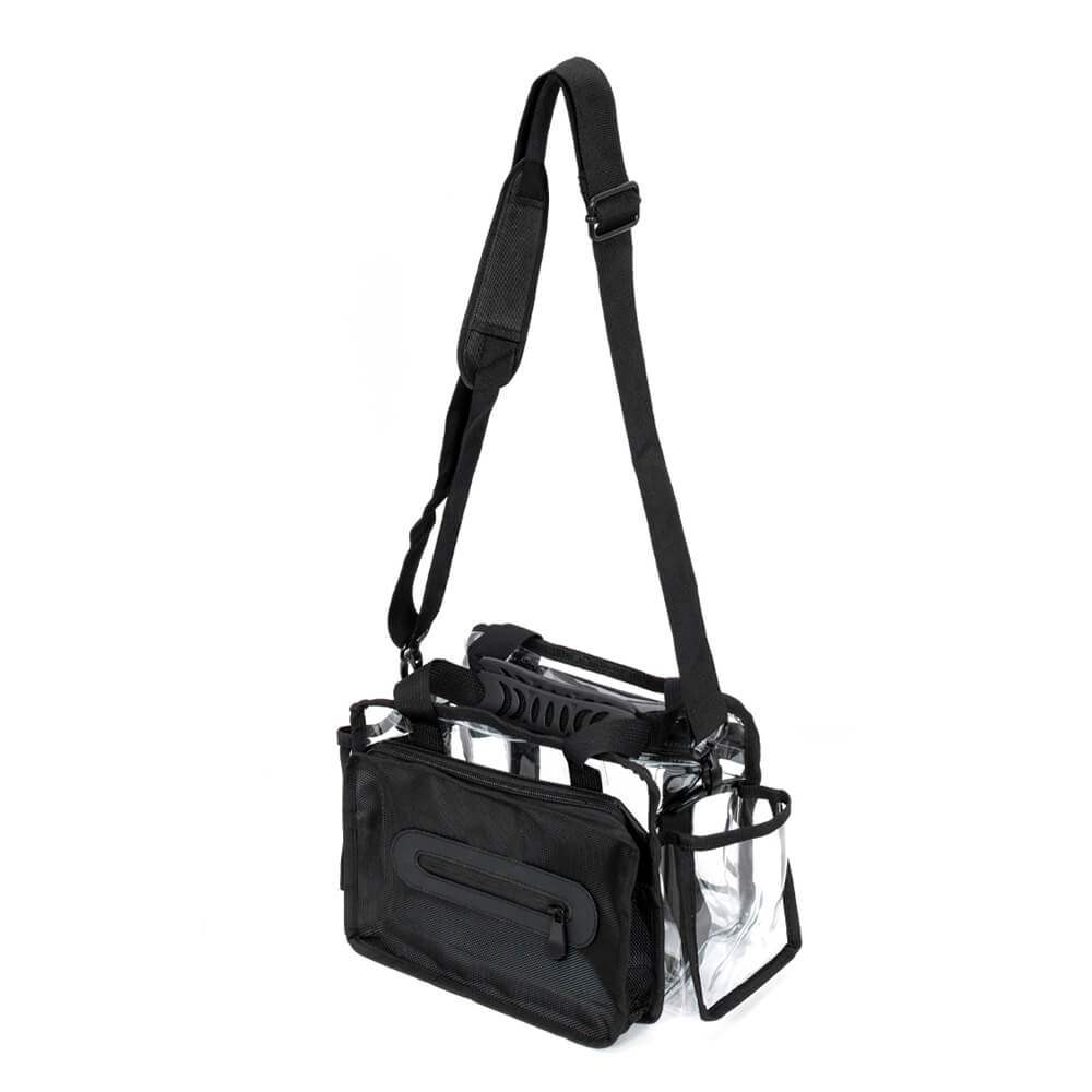 Beauty Bag with Shoulder Strap Clear Black -5866185 MAKE UP - MANICURE - HAIRDRESSING CASES