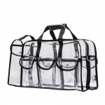 Beauty bag with shoulder strap Large Clear-5866168 MAKE UP - MANICURE - HAIRDRESSING CASES