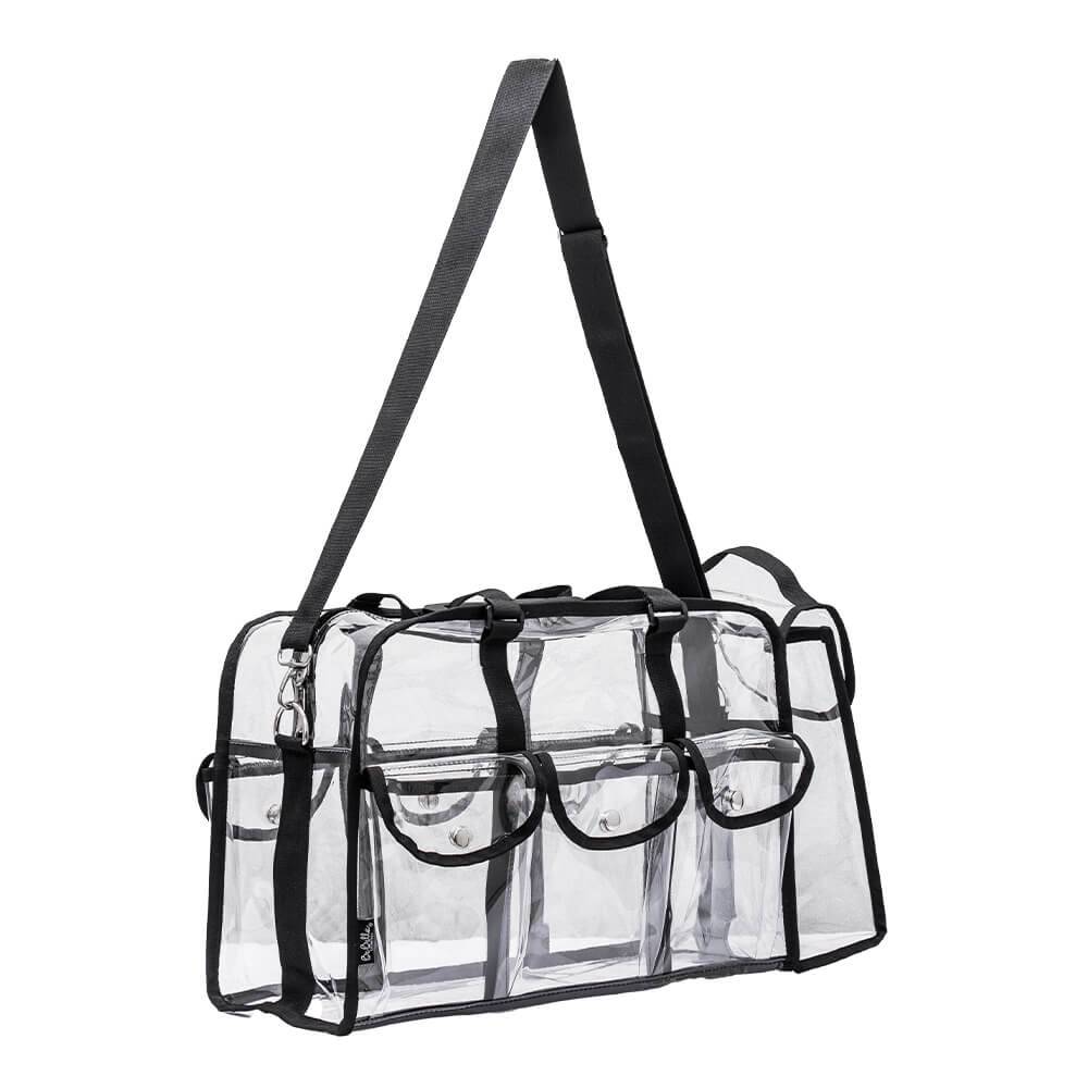 Beauty bag with shoulder strap Large Clear-5866168 MAKE UP - MANICURE - HAIRDRESSING CASES