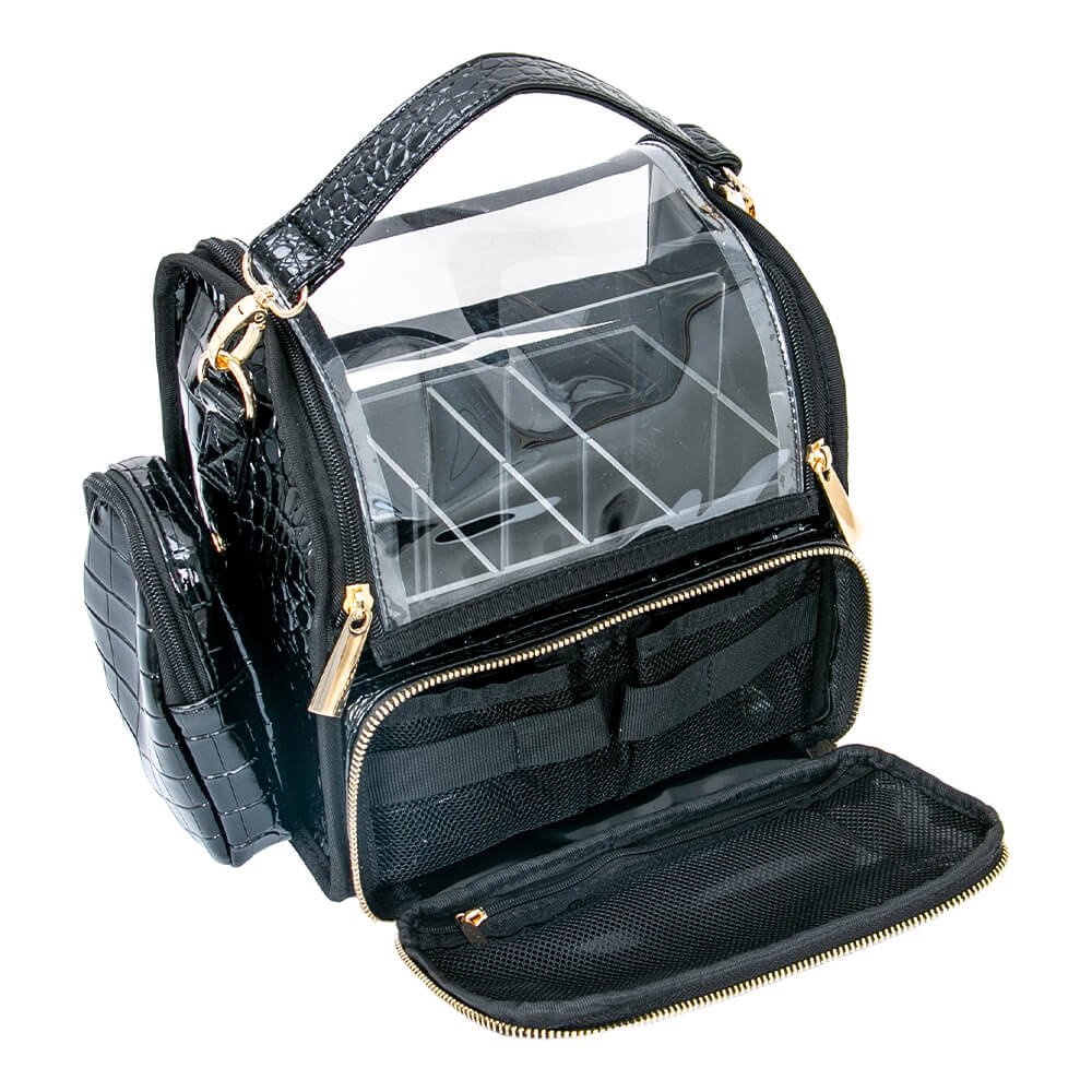Beauty case with acrylic dividers Pu Leather-5866187 КУФАРИ ЗА ГРИМ - МАНИКЮР - ФРИЗЬОРСТВО