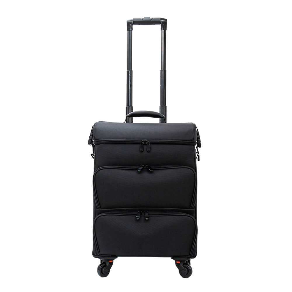 Rolling beauty suitcase Black-5866190 КУФАРИ ЗА ГРИМ - МАНИКЮР - ФРИЗЬОРСТВО