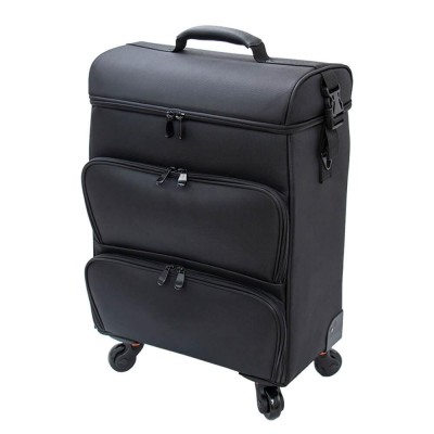 Rolling beauty suitcase Black-5866190