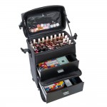 Rolling beauty suitcase Black-5866190 MAKE UP - MANICURE - HAIRDRESSING CASES
