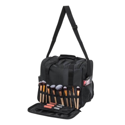 Beauty bag with shoulder strap Black-5866162