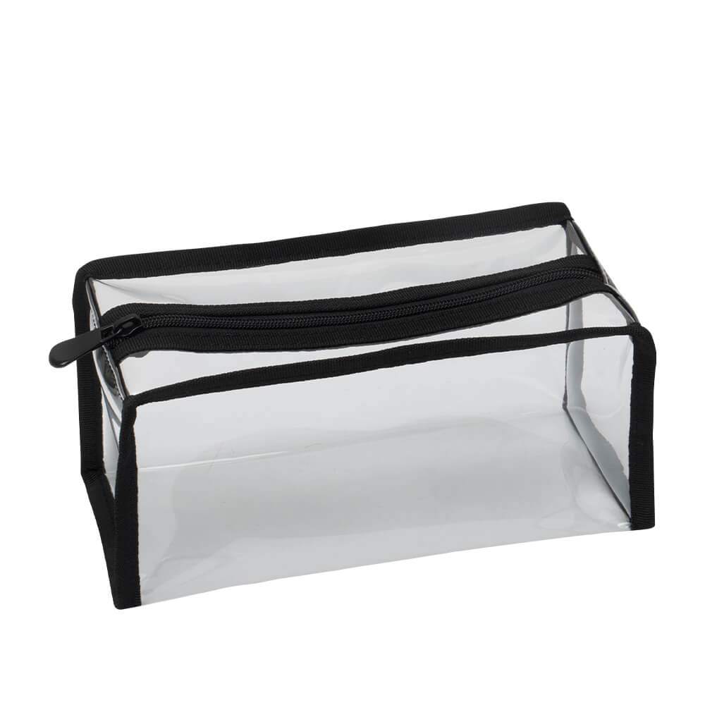 Beauty Set 3 pcs Clear Black-5866184 MAKE UP - MANICURE - HAIRDRESSING CASES