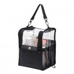 Beauty Bag Medium Size Clear Black With Shoulder Strap -5866163 КУФАРИ ЗА ГРИМ - МАНИКЮР - ФРИЗЬОРСТВО