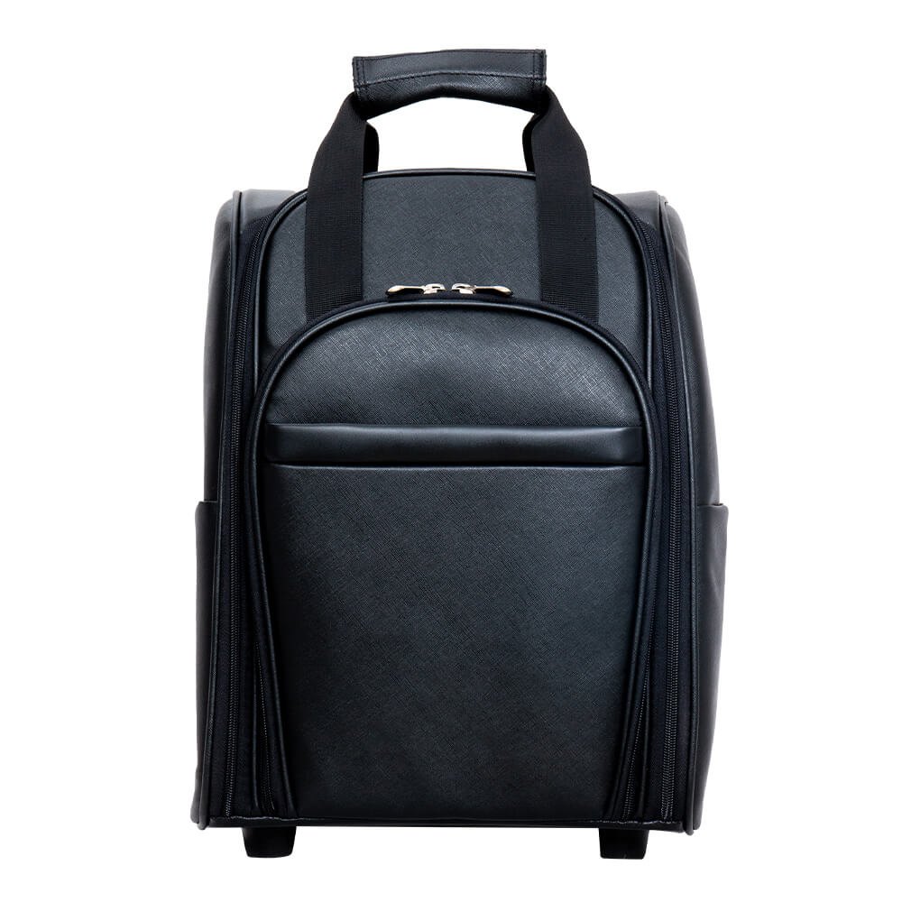 Rolling beauty suitcase Leather Black-5866161 КУФАРИ ЗА ГРИМ - МАНИКЮР - ФРИЗЬОРСТВО