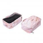 Beauty Case PU Leather Marble Pink  22,5*14*7,5cm -5866182 КУФАРИ ЗА ГРИМ - МАНИКЮР - ФРИЗЬОРСТВО