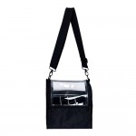 Beauty Bag Large Size Clear Black With Shoulder Strap -5866164 MAKE UP - MANICURE - HAIRDRESSING CASES