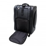 Rolling beauty suitcase Leather Black-5866160 MAKE UP - MANICURE - HAIRDRESSING CASES