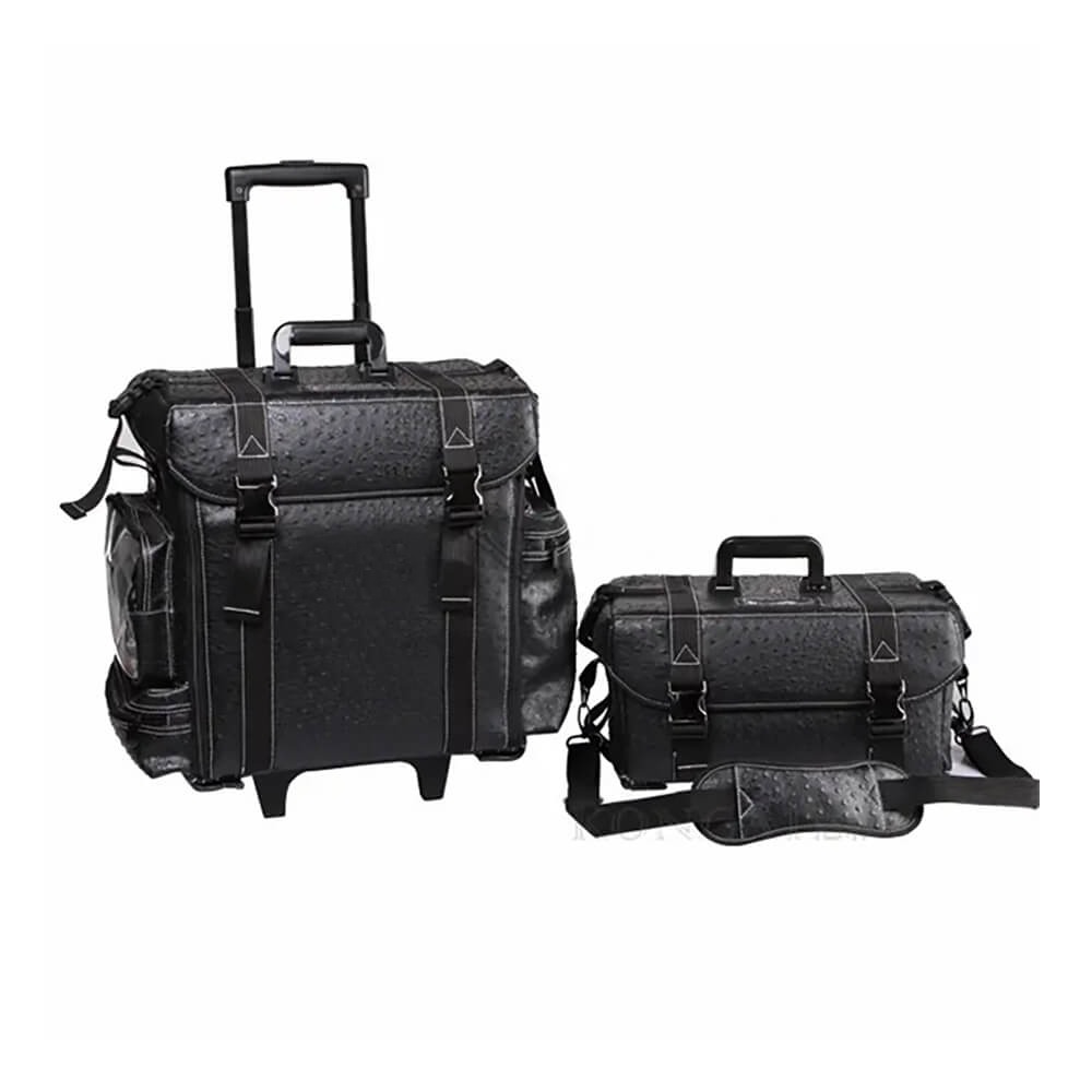 Rolling beauty suitcase 3 in 1 Leather Black-5866158 КУФАРИ ЗА ГРИМ - МАНИКЮР - ФРИЗЬОРСТВО