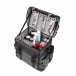 Rolling beauty suitcase 3 in 1 Leather Black-5866158 КУФАРИ ЗА ГРИМ - МАНИКЮР - ФРИЗЬОРСТВО