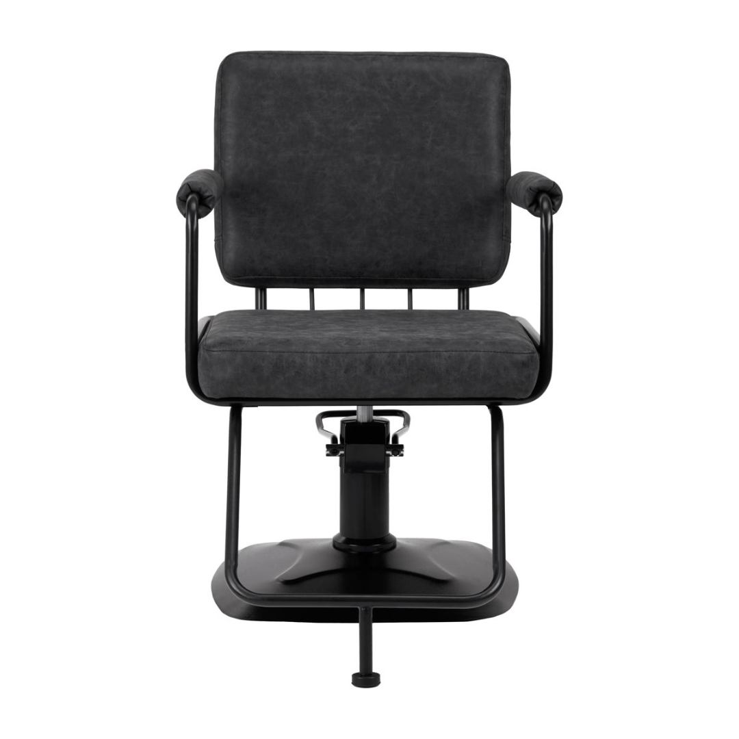 Hair Salon chair Catania Loft Old Leather dark black-0147876 LUXURY CHAIRS COLLECTION