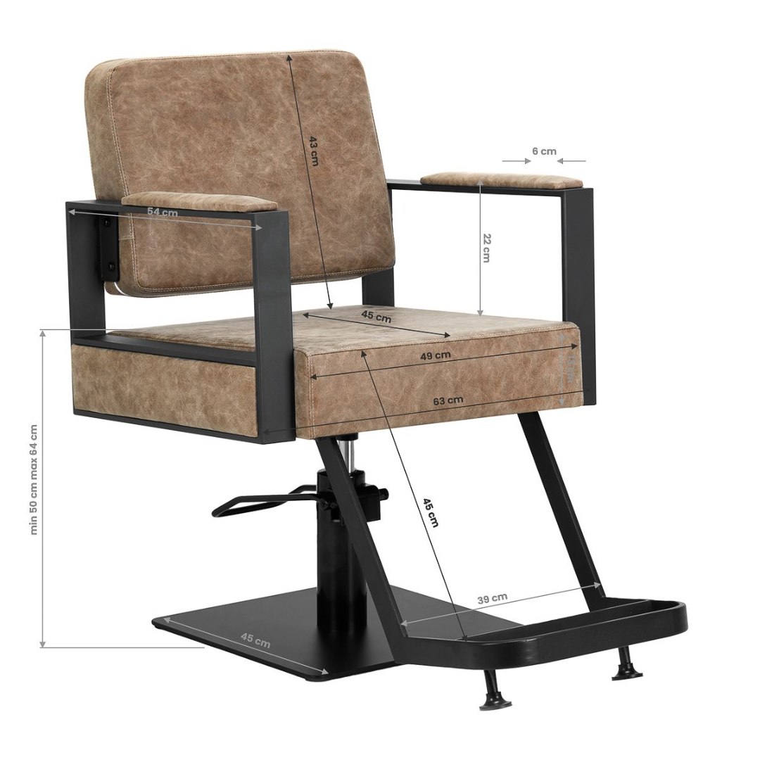 Hair Salon chair Modena old brown-0148059 КОЛЕКЦИЯ ЛУКСОЗНИ СТОЛОВЕ