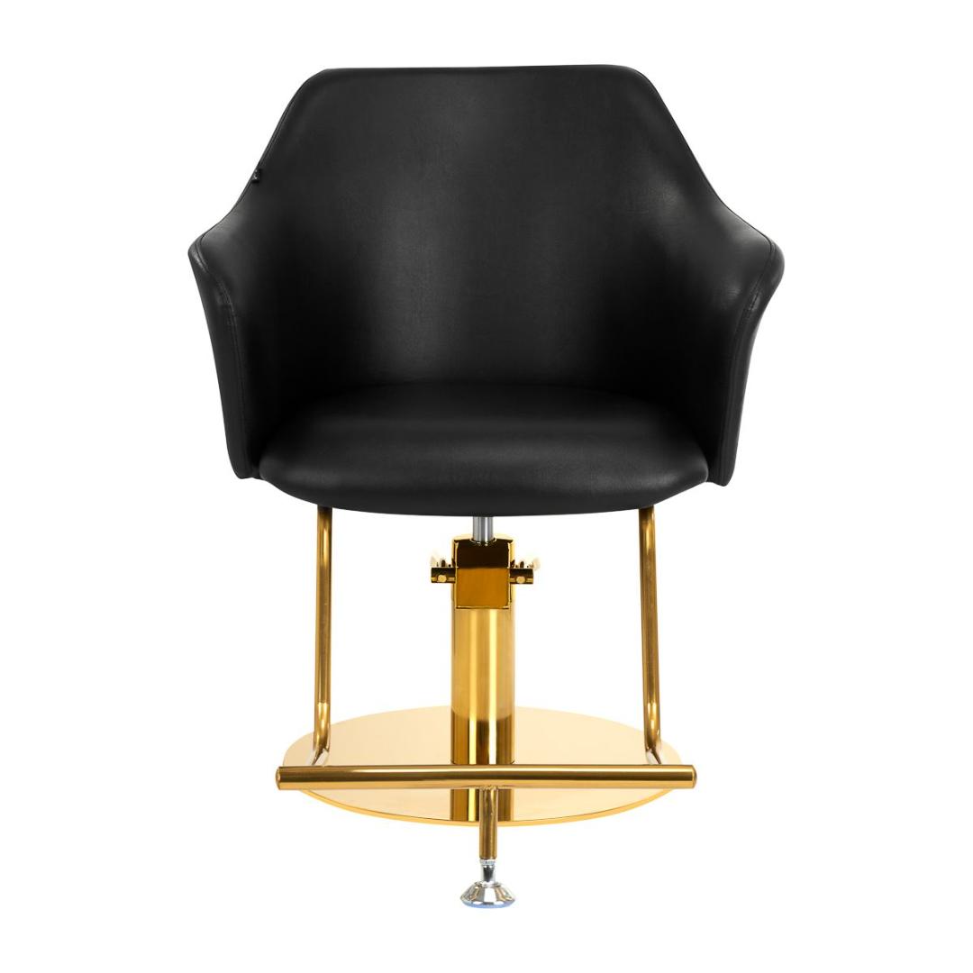 Barber chair Marbella Gold Black -0148060 СТОЛОВЕ ЗА САЛОНИ