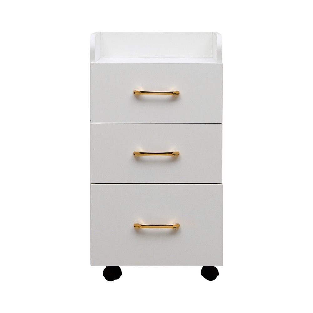 Wheeled beauty assistant White Gold-6961051 HELPING CABINETS