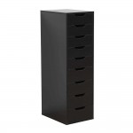 Vanity Beauty Storage Station with 9 storage drawers Black - 6961038 BOUDOIR LUXURY COLLECTION