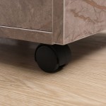 Wheeled beauty assistant Gray with Gold Effect-6961055 HELPING CABINETS