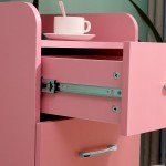 Wheeled beauty assistant Pink Silver-6961054 HELPING CABINETS