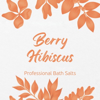 Berry Hibiscus natural bath salts manicure-pedicure 1kg - 1515064