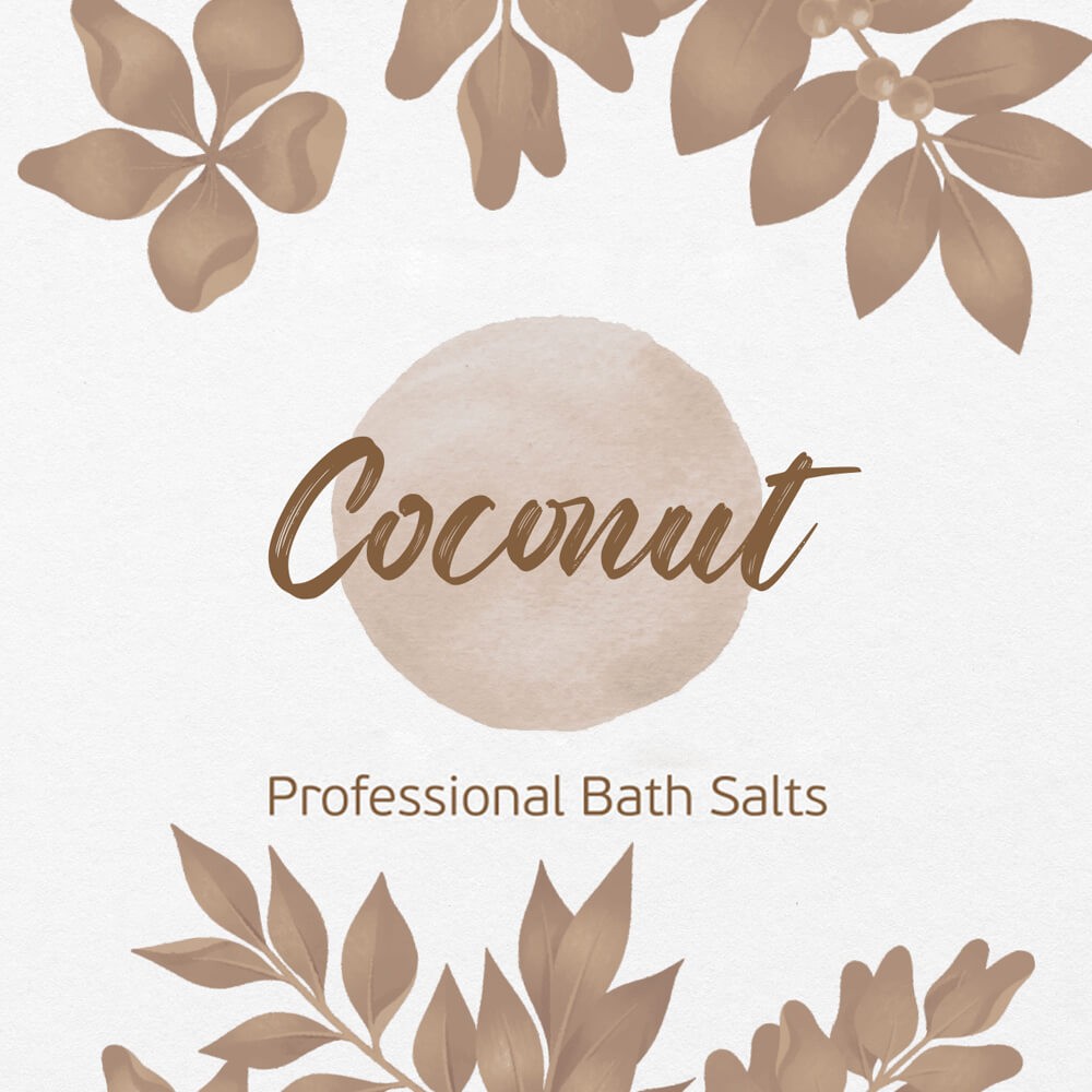 Coconut natural bath salts manicure-pedicure 5kg - 1515016 BATH SALTS-LOTIONS PEDICURE
