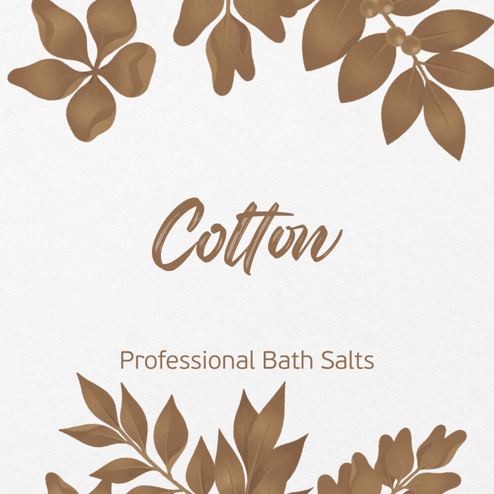 Cotton natural bath salts manicure-pedicure 1kg - 1515035 BATH SALTS-LOTIONS PEDICURE