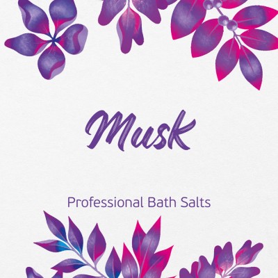 Musk natural bath salts manicure-pedicure 5kg - 1515019
