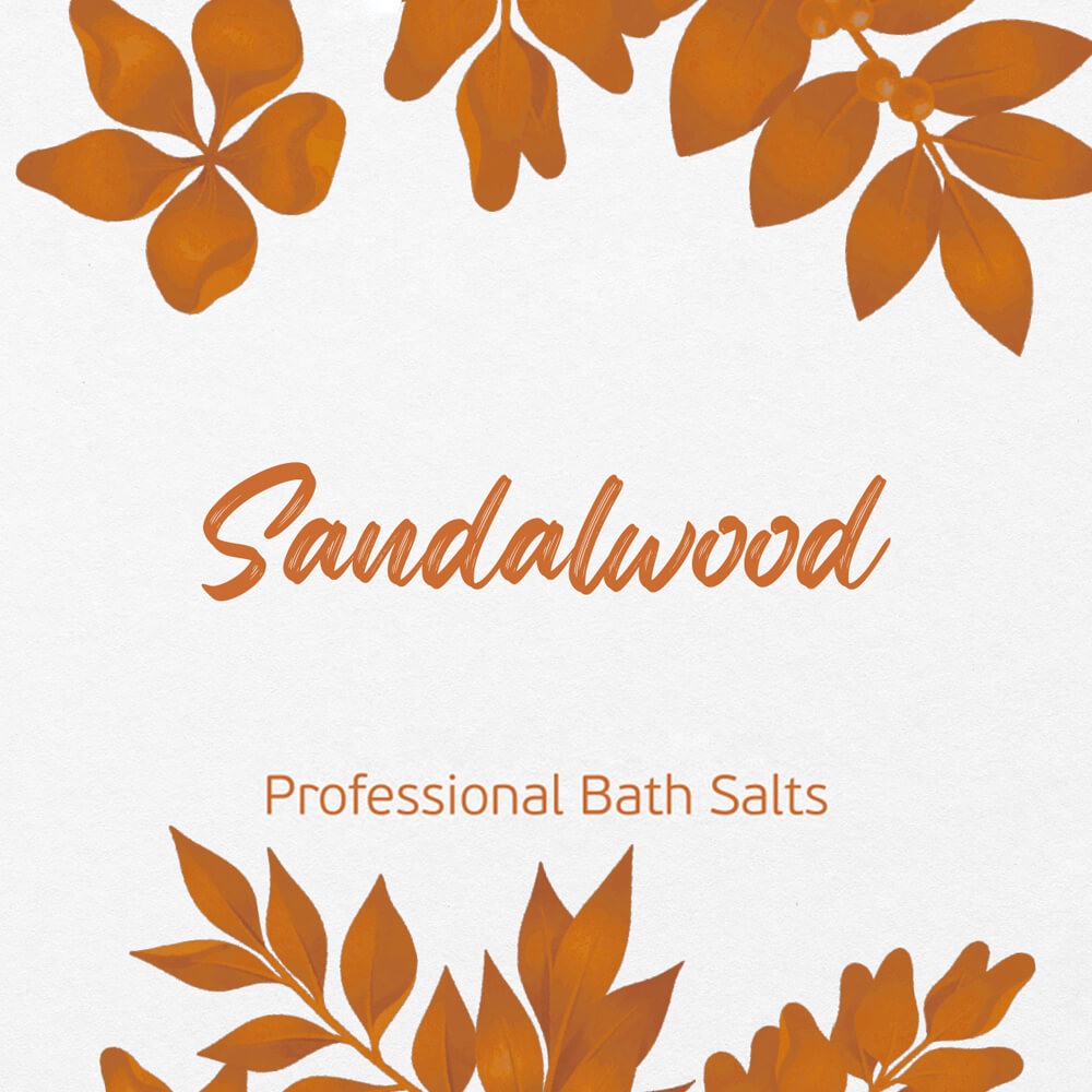 Sandalwood natural bath salts manicure-pedicure 5kg - 1515024 BATH SALTS-LOTIONS PEDICURE