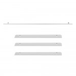 Storage wall rack U shaped White 8pcs-6940405 FREE SHIPPING
