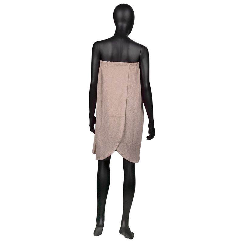 Aesthetic terry dress in beige - 0100290 SINGLE USE PRODUCTS